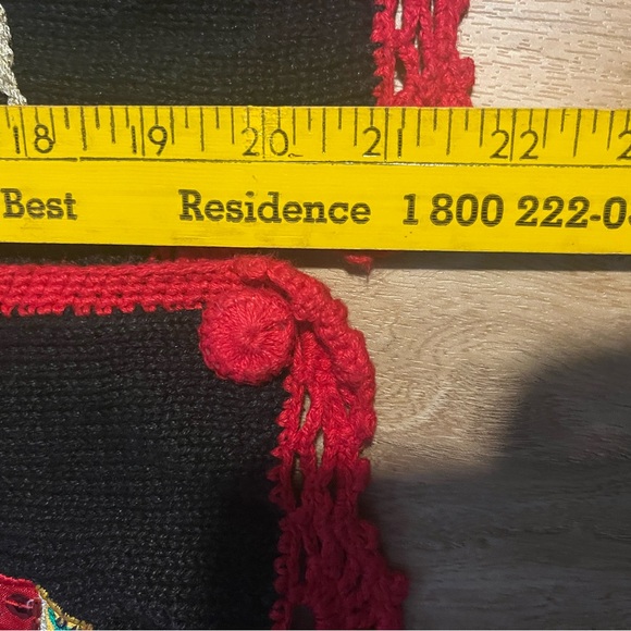 VTG Nut Cracker snowflake Christmas lights with ornaments sweater. Size Large - Picture 3 of 5